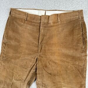 Vintage‎ Brooks Brothers Corduroy Pants Mens 38x30 Brown Made in USA